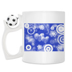 Кружка с футбольным мячиком