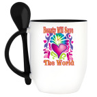 Кружка с ложкой