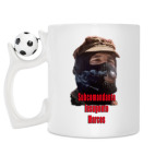 Кружка с футбольным мячиком