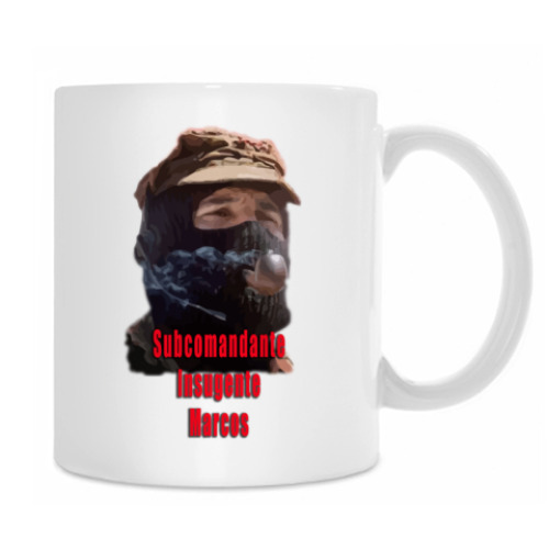 Кружка с принтом Субкоманданте Маркос