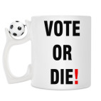 Кружка с футбольным мячиком