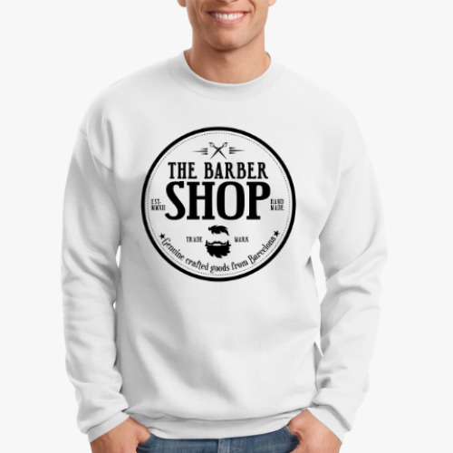 Свитшот с принтом Barber