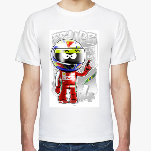 Футболка с принтом Felipe #4 '13