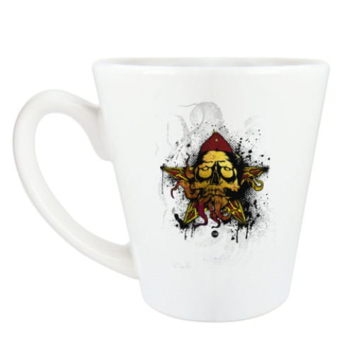 Чашка Латте с принтом Красная армия