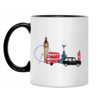 Кружка двухцветная