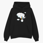 Толстовка худи оверсайз