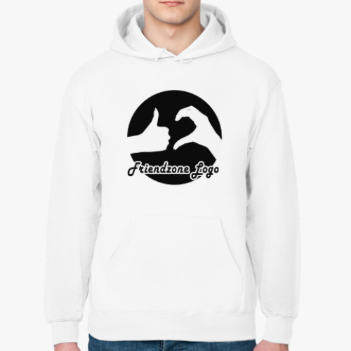 Толстовка худи с принтом Friendzone logo