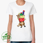 Женская футболка органик