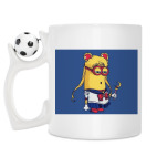 Кружка с футбольным мячиком