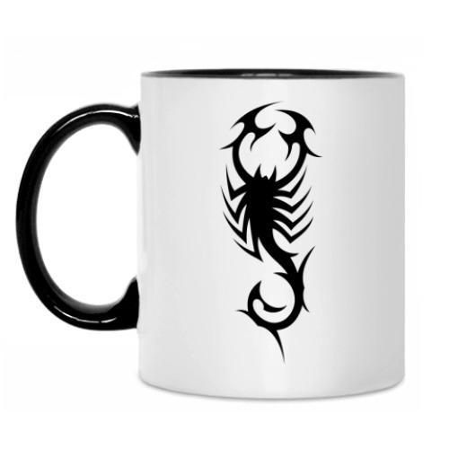 Кружка с принтом Scorpion