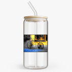 Банка с бамбуковой крышкой