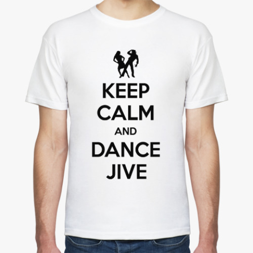 Футболка с принтом Keep Calm And Dance Jive