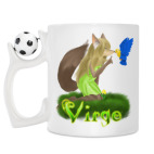 Кружка с футбольным мячиком