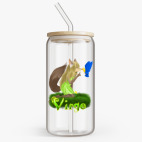 Банка с бамбуковой крышкой