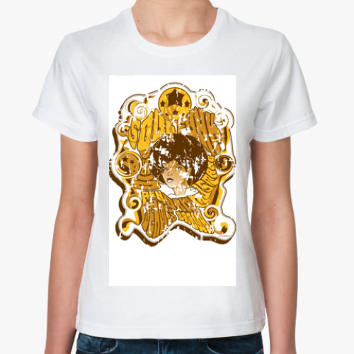 Классическая футболка с принтом ретро-диско