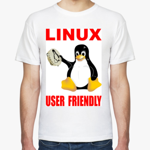Футболка с принтом User friendly