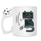 Кружка с футбольным мячиком