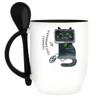 Кружка с ложкой