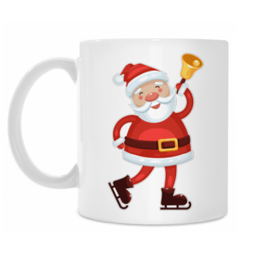 Кружка с принтом Санта Клаус