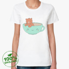 Женская футболка органик