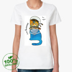 Женская футболка органик