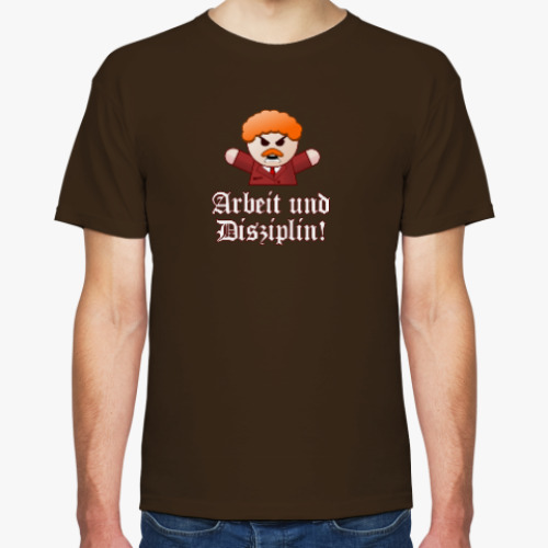 Футболка с принтом Arbeit Und Disziplin!