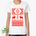 Женская футболка органик