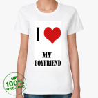 Женская футболка органик