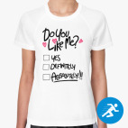 Женская спортивная футболка