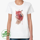 Женская футболка органик