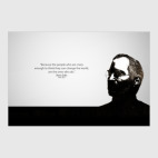 Постер 30 х 45 см Steve Jobs цитата