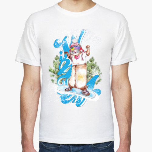 Футболка с принтом Winter