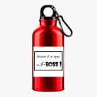 Металлическая бутылка 400 мл UV-DTF