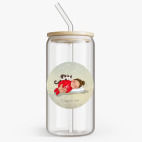 Банка с бамбуковой крышкой