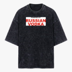 Футболка оверсайз вареная (вышивка)