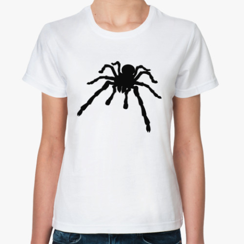 Классическая футболка с принтом Spider.Паук