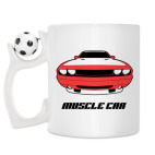 Кружка с футбольным мячиком