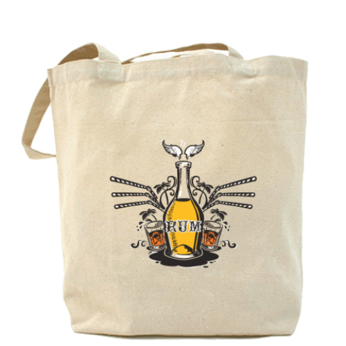 Сумка шоппер с принтом Rum Lovers