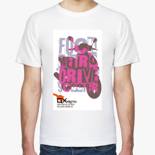 Футболка с принтом F*ck Metro