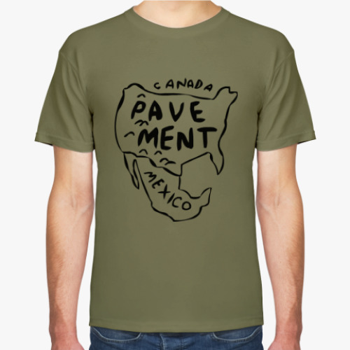 Футболка с принтом Pavement