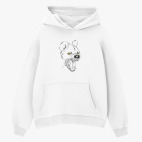 Толстовка худи оверсайз