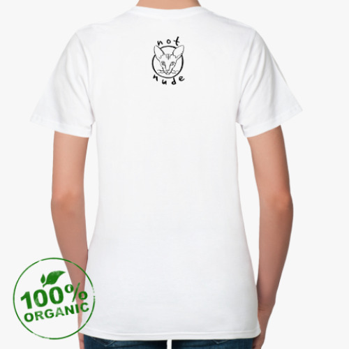 Женская футболка из органик-хлопка с принтом Череда страданий