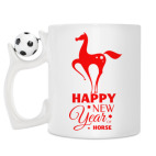 Кружка с футбольным мячиком