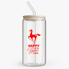 Банка с бамбуковой крышкой