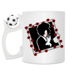 Кружка с футбольным мячиком
