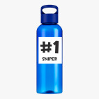 Прозрачная спортивная бутылка