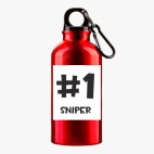 Металлическая бутылка 400 мл UV-DTF