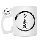 Кружка с футбольным мячиком