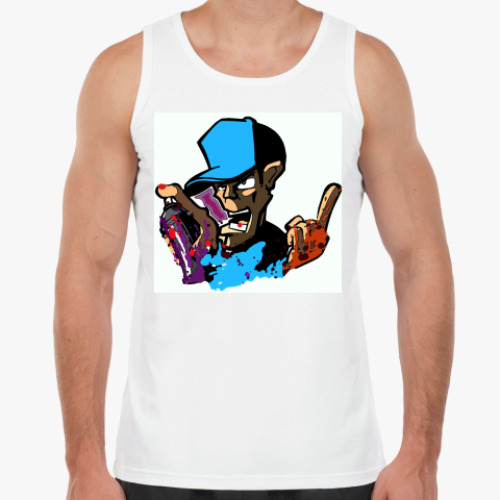 Майка с принтом Люблю рисовать