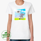 Женская футболка органик